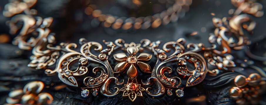 A piece of jewelry, its intricate design reflecting the wearer's unique style.