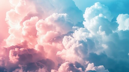 Colorful Dreamy Clouds - Generative AI