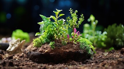 Wall Mural - plant in the ground