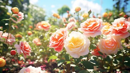 Canvas Print - candy in the garden