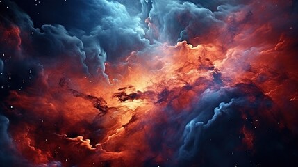 Wall Mural - fire in the sky