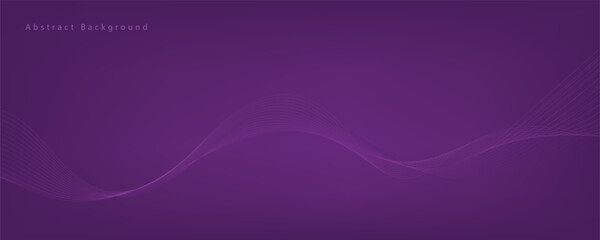Wall Mural - Abstract purple wave background. 