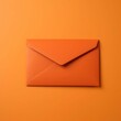 © daniiD - orange envelope for letters on an orange background