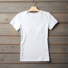 Wall Mural - Round neck t-shirt mockup