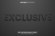 © Global Studio - Elegant Engraved Black Leather Text Effect