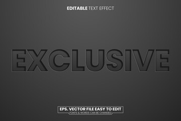 Wall Mural - elegant engraved black leather text effect
