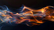 © Banu - Beautiful stylish fire flames. Abstract background.