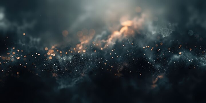Abstract Glowing Dust and Fog