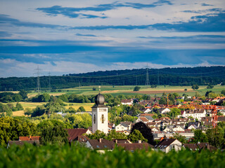 Canvas Print - Blick auf die melanchtonstadt Bretten