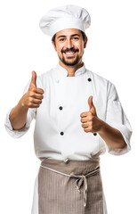 Poster - PNG Mexican chef showing thumb up clothing adult man.