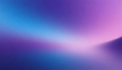 Wall Mural - grainy purple blue gradient. cinematic pastel texture, background, wallpaper, cover for product pres