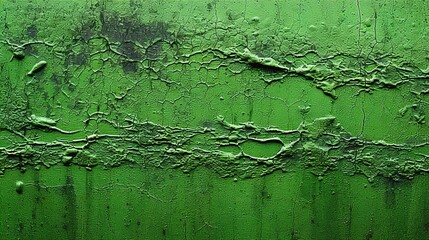 Canvas Print - green wall texture