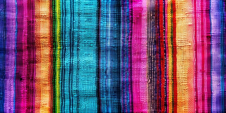Creating a Vibrant Handmade Rug A Dedication to Ancient Textile Heritage. Concept Handmade, Rug Making, Textile Heritage, Vibrant Colors, Ancient Techniques