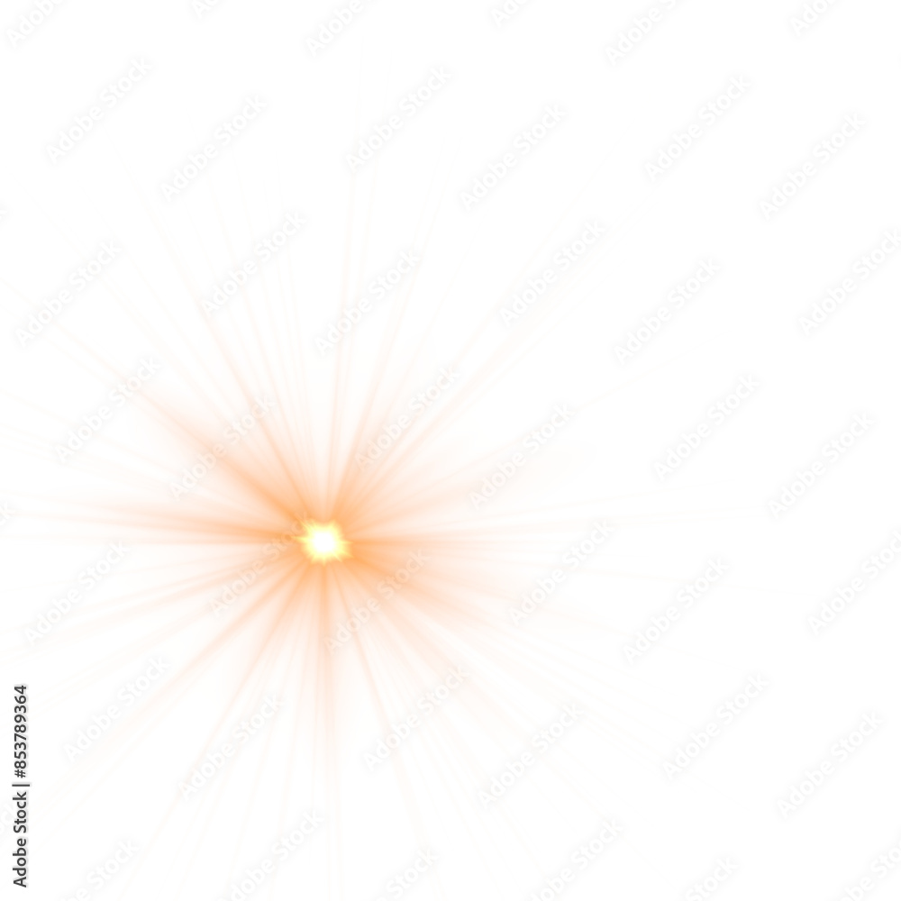 gold sunburst transparent png ,Lens flare light on png or Lens flare ...