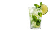 © NansiPhoto - Mojito cocktail drink on white background