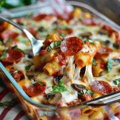 Sticker - Delicious Baked Ziti With Pepperoni