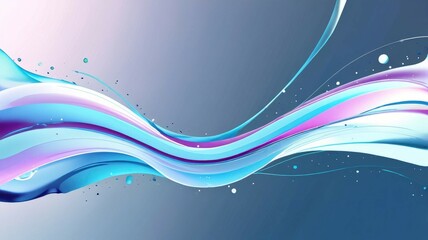 Wall Mural - abstract liquid transparent background