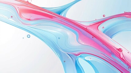 Wall Mural - abstract liquid transparent background