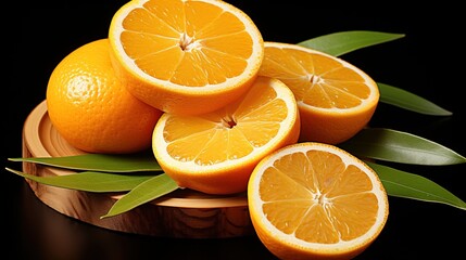 Wall Mural - orange and lemon