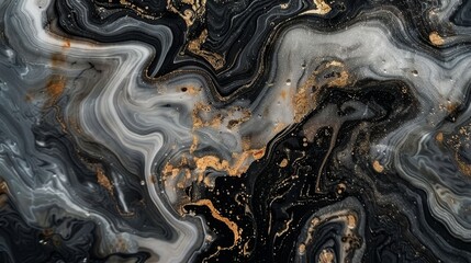 Poster - Black marble wallpaper texture for skin tile wallpaper luxurious background. Stone ceramic art wall interiors backdrop designs.