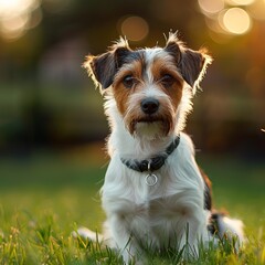 Sticker - jack russell terrier puppy