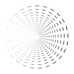 Poster - Isolated Abstract Shape in Y2K style. Round Element whit Halftone. Vector Illustration on transparent background.	