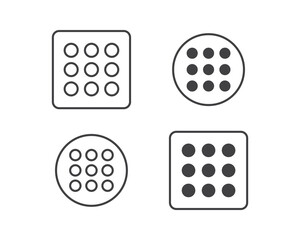 Hamburger menu icon, buttons for website, UI navigation, mobile app, presentation. Vector design elements and user Interface icons.