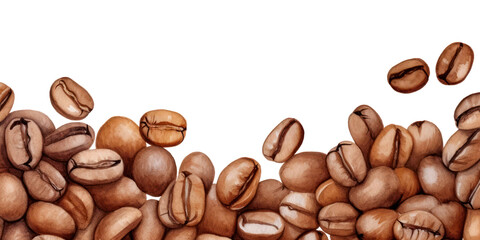 Sticker - PNG Coffee beans backgrounds white background freshness