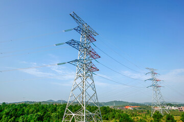 Electricity transmission to thousands of households