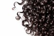© Imaginary Capture - A woman's long, curly hair with a white background, perfect for hair salon, hair advertisement
