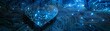 © Creative_Bringer - Digital heart on circuit board, blue tones, tech love