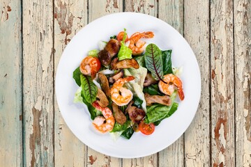 Wall Mural - Vegan Bowl fresh salad with Vegetables