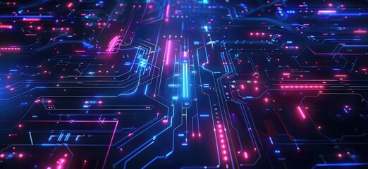 Abstract Technology Network Background.  Network Background