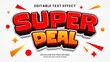 © hiznysyahril - Super deal 3d editable text effect promotion style
