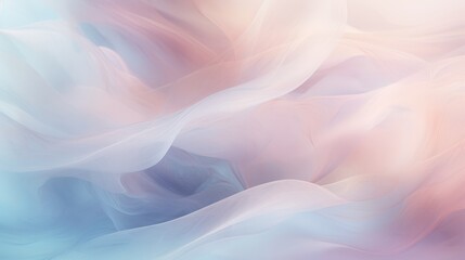 Poster - a dreamy pastel abstract pattern, creating a soft and ethereal ambiance.