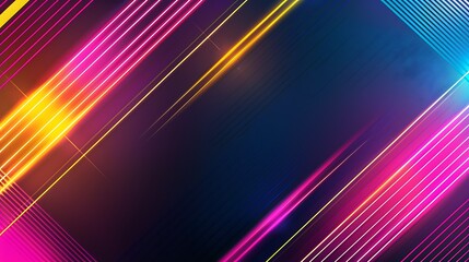 Wall Mural - Abstract Neon Lights Background