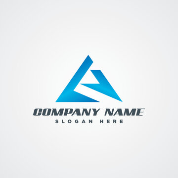 Modern A logo letter