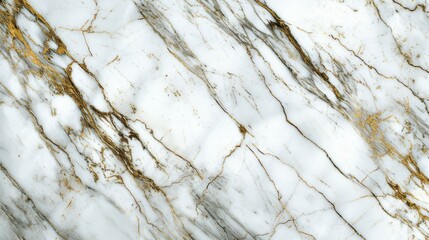 Wall Mural - Textured white marble with thin and thick veins for kitchen and bathroom design