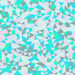 Poster - triangles background. tiny triangles size. repeatable pattern. beautiful vector tiles. cool toned ha
