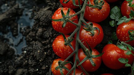 Sticker - The vine of fresh tomatoes