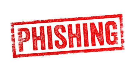 Poster - Phishing is a type of cyber attack where attackers attempt to deceive individuals into providing sensitive information, text concept stamp
