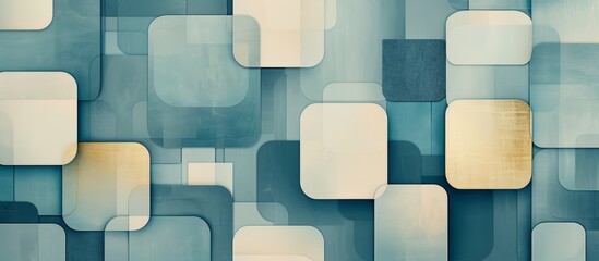 Modern Graphic Pattern Banner for Corporate Branding Generative AI