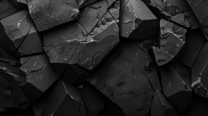 Wall Mural - Abstract Black Stone Background