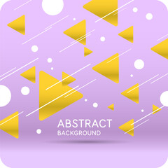 Poster - PrintBackground with abstract shapes. A template for design and creativity. The composition of the figures. The illustration is in a modern style, simple and concise design.