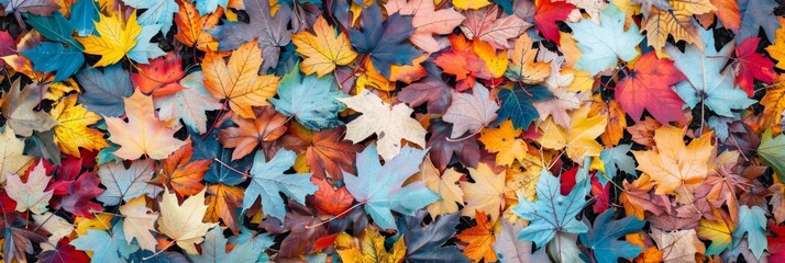 Vibrant Autumn Scene for Travel or Nature Designs Generative AI