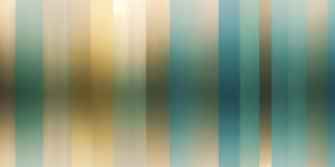 Wall Mural - Abstract striped green, gold, beige and blue. Modern blurry gradient wallpaper.