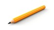 © BozStock - A yellow sharpened pencil. It is lying on a white surface. The pencil is made of wood and has a black lead. The pencil is about 6 inches long.