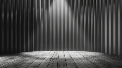 Poster - Room illuminated with white spotlights. Stock.