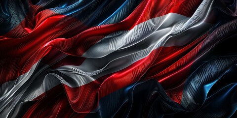 French flag with flowing texture, patriotic concept