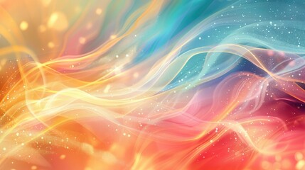 Poster - Elegant abstract background featuring a mix of colors glitter and flowing patterns